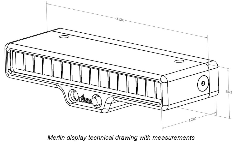 Alpha Systems AOA Merlin Dimensions